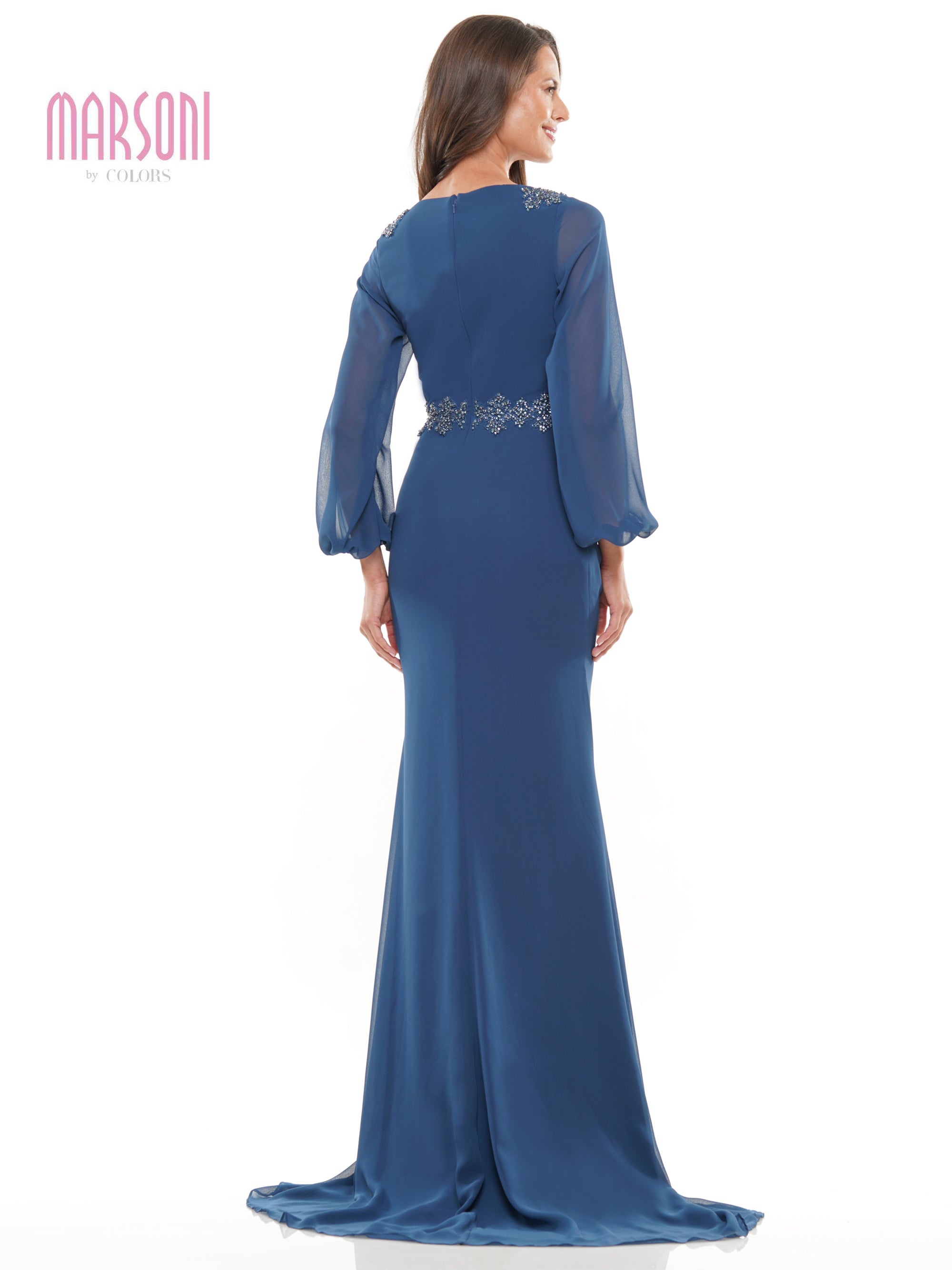 Marsoni MV1273 Mother of the Bride Long Sleeve Formal Dress