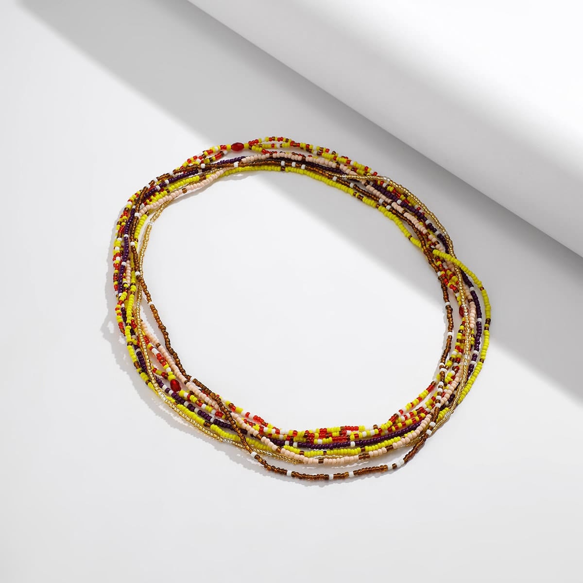Boho 8 Pieces Crystal Beaded Waist Chain Set